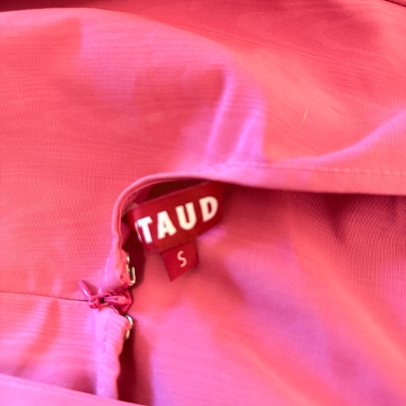 Staud Ilana Moire Mini Dress in Hot Pink! - Picture 5 of 5